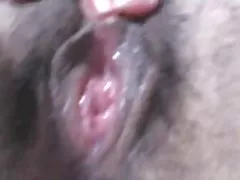 Nedves és szőrös punci